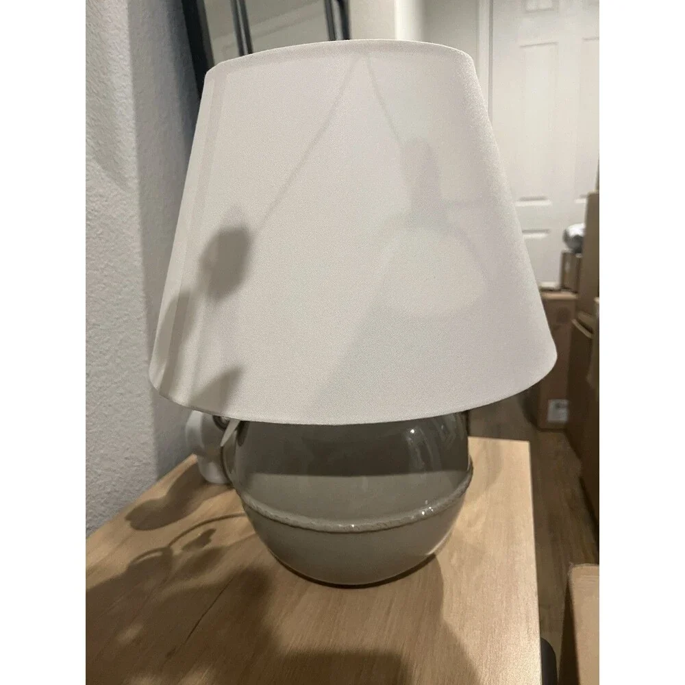 Medium Ceramic Table Lamp Green - Threshold designed with Studio McGee RARE